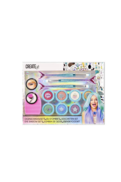 Canenco Σετ μακιγιάζ για παιδιά, Create It Eye Shadow Mermaid, 11 τεμάχια