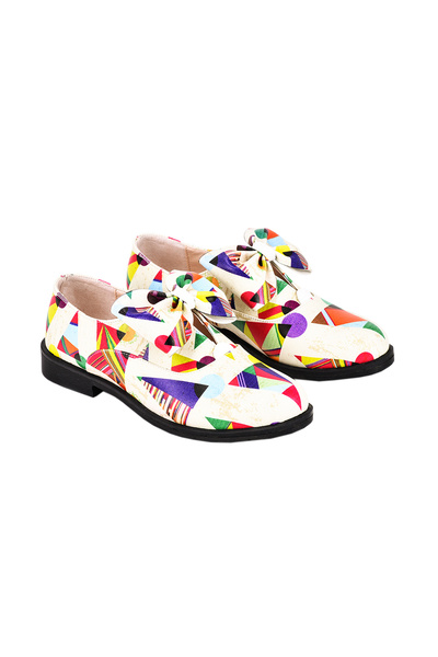 JustBow Printed Colorful Design Women's Shoes