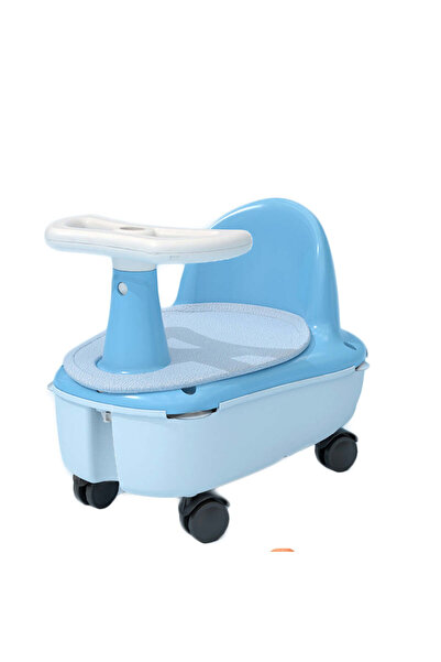 buz Scaun de baie și tricicletă 2 în 1 pentru bebeluși, husă antiderapantă, c...