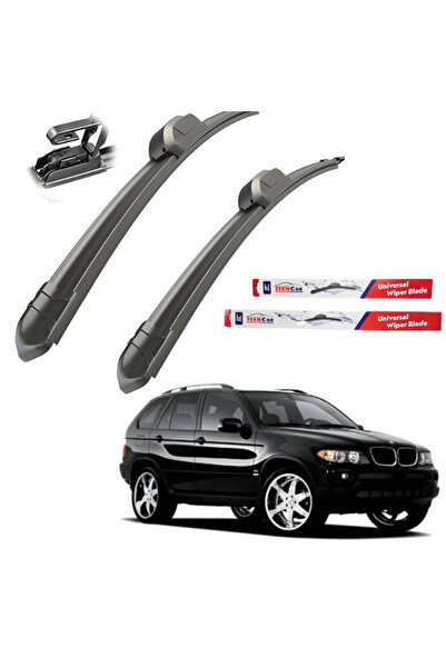 TEAMCAR Set ștergătoare parbriz față dezumflate BMW X5 E53 (1999-2006)