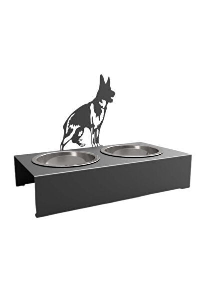 buz Μπολ τροφής και νερού για σκύλους από ανοξείδωτο ατσάλι με διακόσμηση σε ...