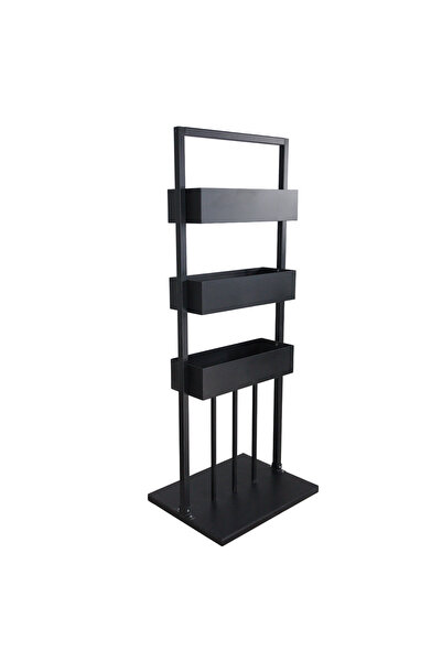 buz Jardinieră metalică pentru exterior, suport vertical pentru ghiveci, 72 x...