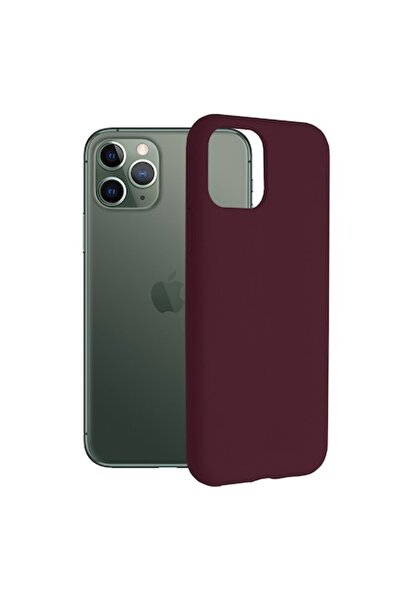 Bibilel Θήκη iPhone 11 Pro, Techsuit Soft Edge Σιλικόνης, Δαμασκηνί Βιολετί