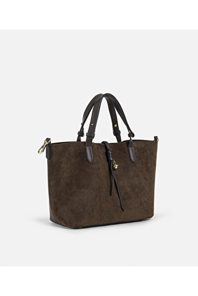 İpekyol Double-Piece Bag with Contrasting Texture