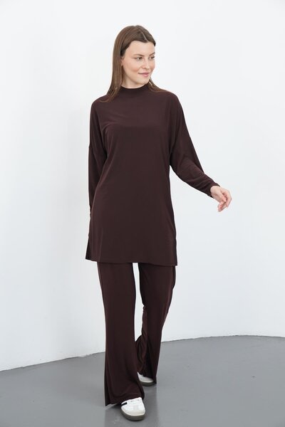 penyebizden Sandy Pantolon&Tunik Takım-Kahverengi