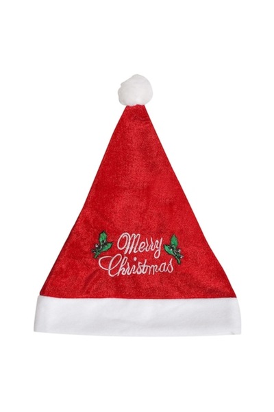 SHOPIENS Căciulă de Crăciun din catifea, copii, 20 cm, roșie, MYONNA IT & E-C...