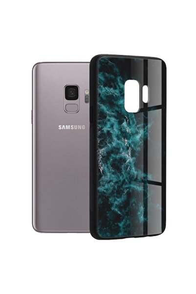 Madviun Θήκη για Samsung Galaxy S9, σειρά Glaze, μπλε νεφέλωμα