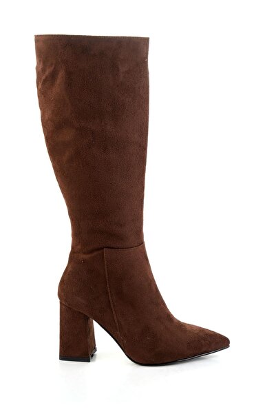 Bambi Kahve Kadın Çizme K03992151872