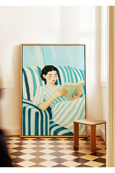 ARTHOUSECOLLECTIVE Quiet Pages – Sessiz Sayfalar – Poster fără cadru cu dimen...