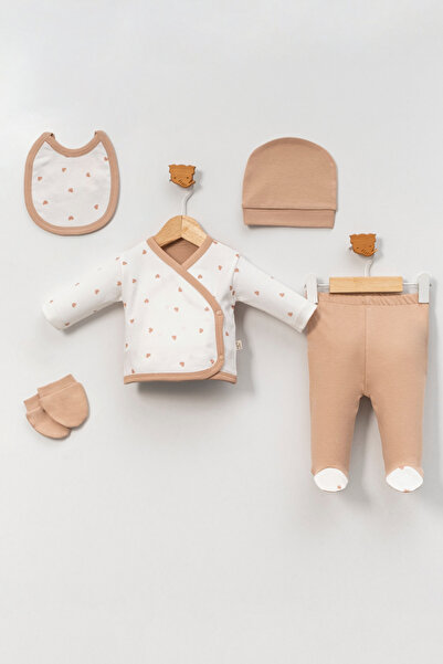 Belemir Kids Heart Printed 5-Piece Hospital Discharge Set