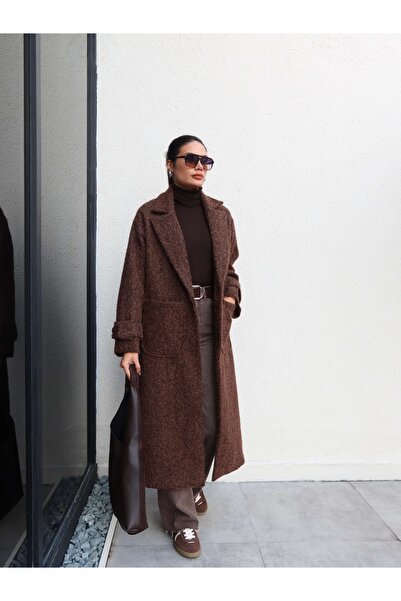 ESRAHELVACI Open Pocket Buttoned Cashmere Coat