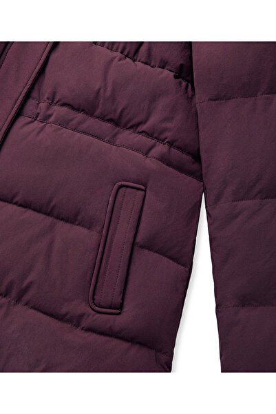 İpekyol Quilted Coat with Faux Fur Collar