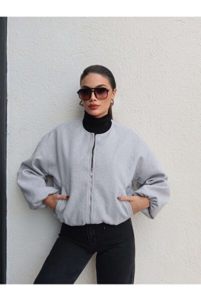 ESRAHELVACI Μπουφάν με φερμουάρ Cashmere Bomber