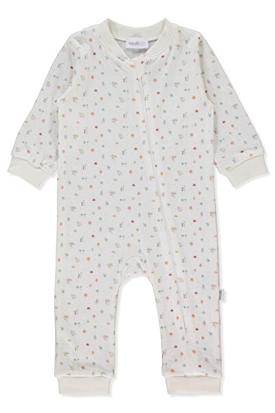 Bebetto بدلة قطعة واحدة بدون أكمام مع سحاب (سويت جامبسوتس/25-ماي مشروم) إكرو