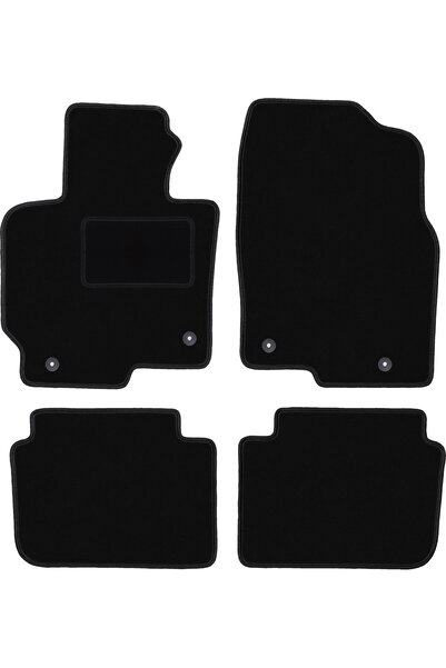 Autoalorria Covorașe auto din velur pentru: Mazda CX-5 I SUV (2012-2017) (Negru)