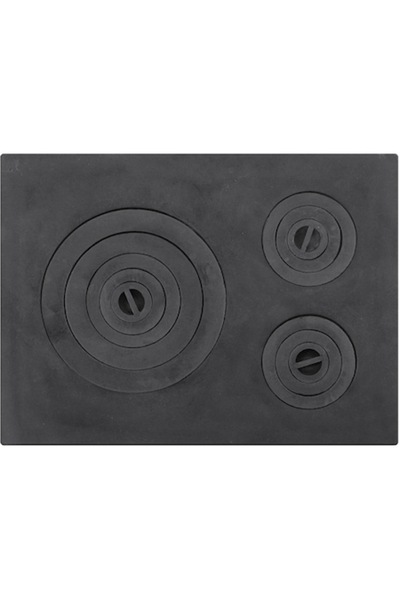Avagro Cast iron plate 3OC without frame 645 mm x 470 mm, black, AV660510