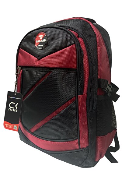 CAKARD Large Waterproof Thick Fabric Orthopedic Three-Compartment School Outing Travel Camping Backpack 32Cmx47Cm