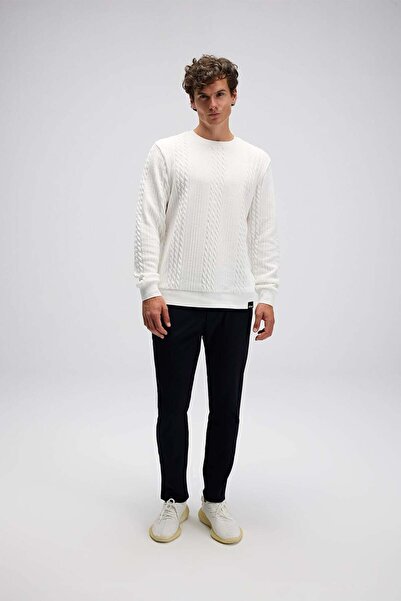 Ellesse Ανδρικό λευκό φούτερ EM623-OF