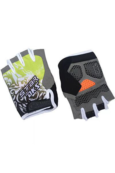 TSUMAB قفازات STAR DKS نصف أصابع لركوب الدراجات وصالة الألعاب الرياضية - تصمي...