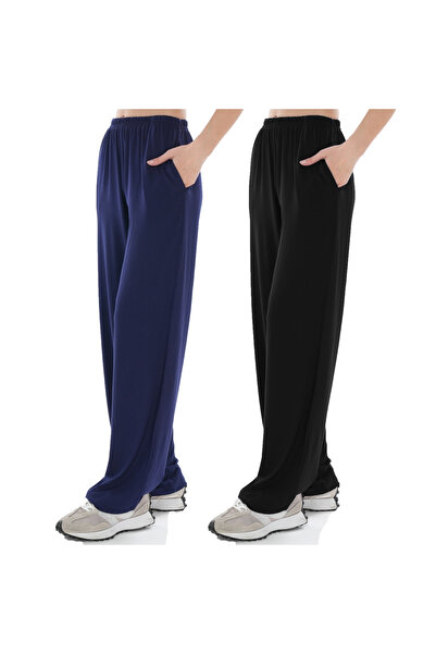 ASN concept Women's 2-Pack Viscose Pants (with Plus Size Option)