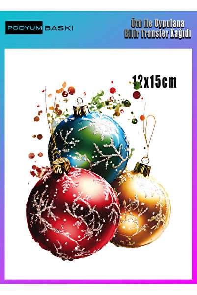 podyum baskı Iron-On Textile Dtf Printing T-Shirt Printing Christmas Themed D...
