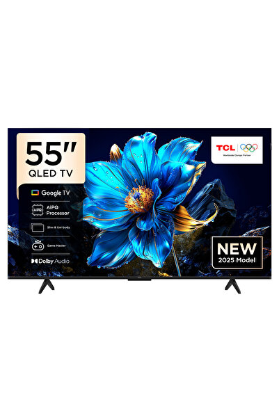TCL 55 Inch 4K QLED Google TV 2025 | Slim & Uni-body | Dolby Vision & Atmos | HDR10+