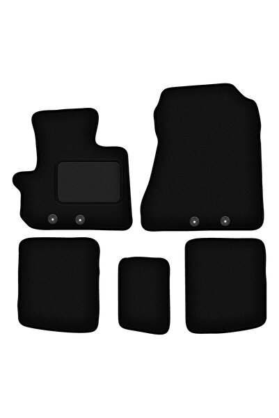 Other Covorașe negre din velur pentru: Toyota IQ hatchback (2009-)