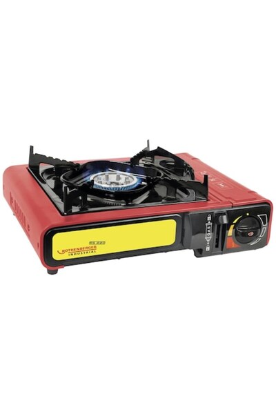 Rothenberger Gourmet Piezo Portable Camping Stove, Cartridge Fuel, 2.0 kW