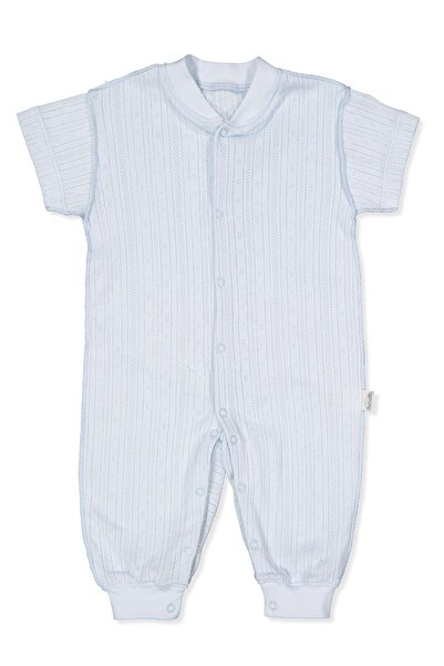 Bebetto Outside Seam Aj Lace-Like Knit Mini Jumpsuit Without Shoes (Basic/25) Blue