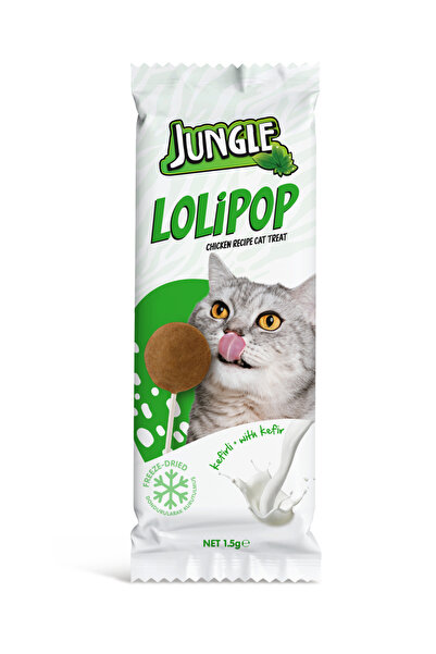 Jungle KEDİ LOLİPOPU KEFİRLİ 1,5 GR (1 ADET )