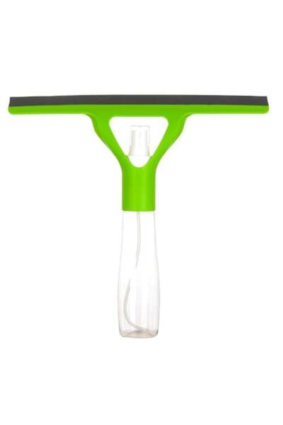 SHOPIENS Racletă de geam cu pulverizator, capacitate 120 ml, verde, MYONNA IT & E-COMMERCE