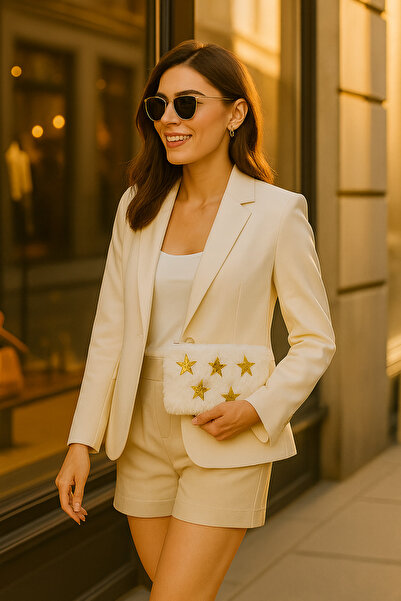 SİSTEM PELUŞ Plush Zipper Clutch Bag, Pen Holder and Makeup Bag – Soft Textured, Stylish and Multi-Purpose Design