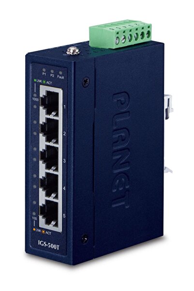 Other Planet IP30 Dimensiune compactă cu 5 porturi, IGS-500T