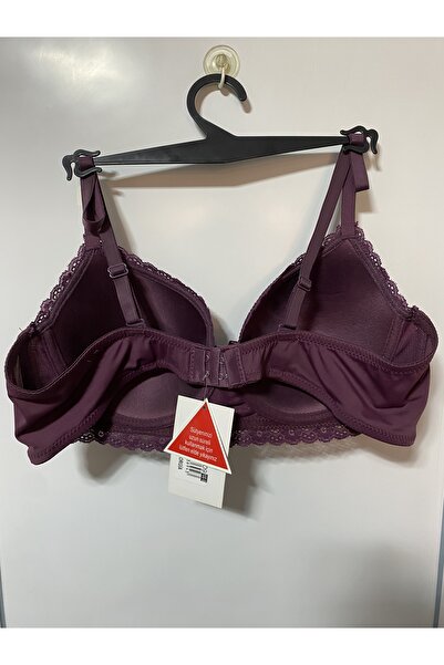 Love Fuchsia Underwear Imported Bra with Underwire on the Sides, Lace Detail,...