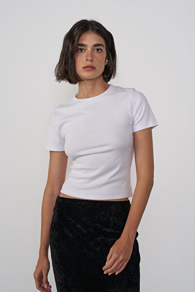 Beyyoglu Basic Crop Tshırt