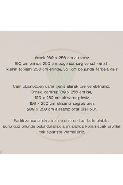 Perdeplus Ruffled Curtain Set – Set of 3, Rustic & Cornice Compatible