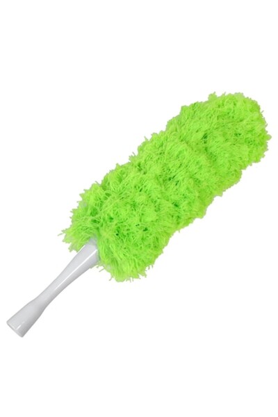 SHOPIENS Cleaning Duster, Flexible Model, Adjustable Handle, Green