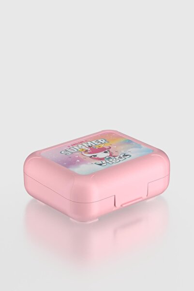 Renga Oxo Patterned Pp Children's Lunch Box 192015 Pink