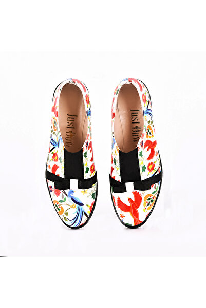 JustBow Pantofi de damă cu design colorat imprimat