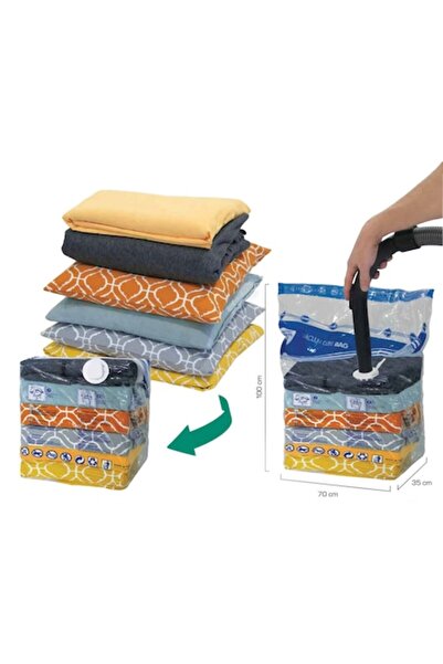 SHOPIENS Geantă de depozitare a hainelor, Magic Saver Bag, Cub, 70x100x35cm, ...