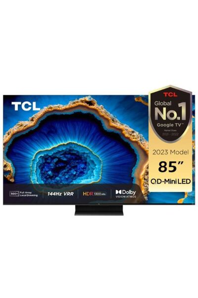 TCL 85-inch 4K TV|QD-Mini LED|HDR 1300 nits|144Hz VRR| Google TV | 85C755