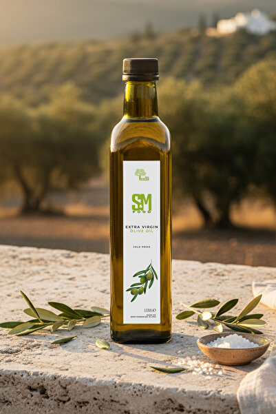 Soylu Mercan Zeytinyağı Erken Hasat Soğuk Sıkım Natürel Sızma 500 ML Cam Şişe...