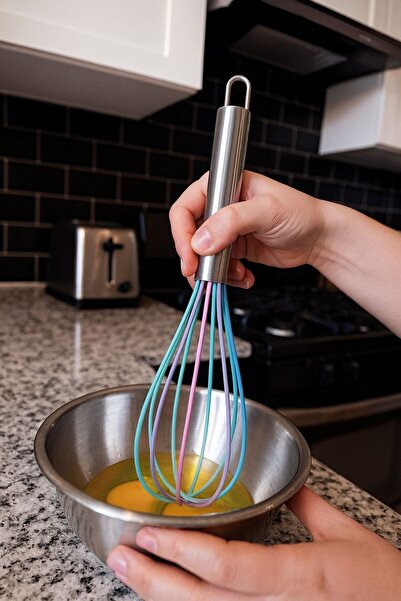 Genel Markalar Renkli Paslanmaz Çırpıcı 1 Adet