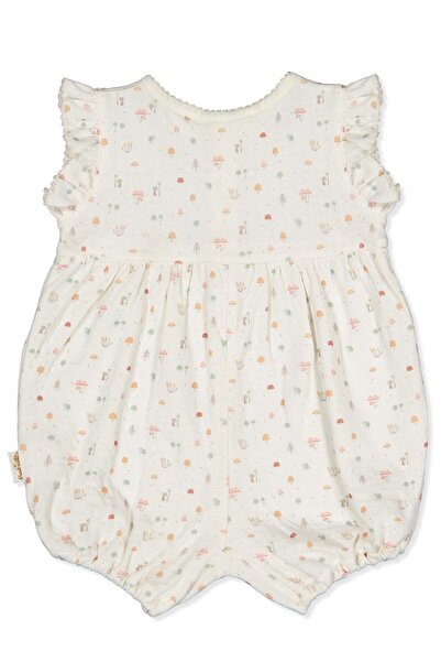 Bebetto Organic Single Double Golf Jumpsuit (Organic My Mushroom) Ecru