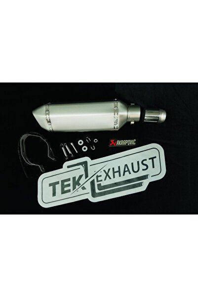 Tek Exhaust Akrapovic Egzoz – full Gri