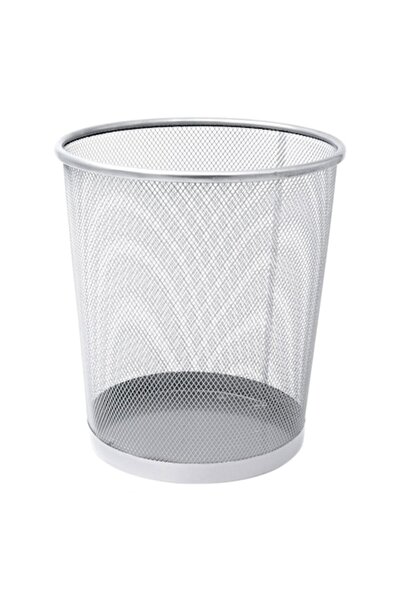 SHOPIENS Metal Waste Bin, 25x26 cm, 8.5 L Capacity, Gray