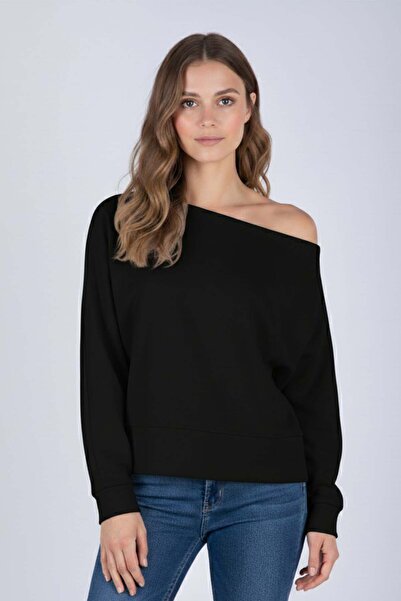 VeniLife Bluză modală cu decolteu bărcuță tricou