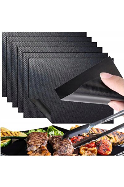 Other 12x MATA DO GRILLA DO PIECZENIA TEFLONOWA TACKA NA GRILL GRILLOWANIE ZE...