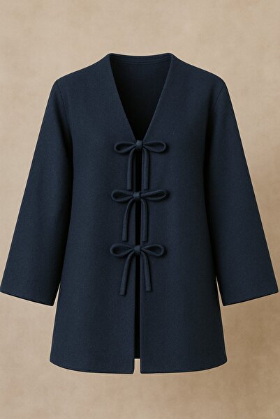 HAKKE Tie-Dye Detailed Cardigan