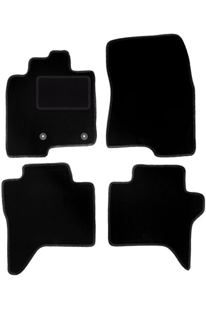 Wielganizator Covorașe auto din velur negru pentru: Mitsubishi Pajero IV long...